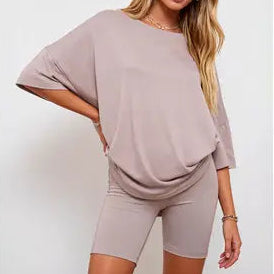 Solid Cozy Short Set