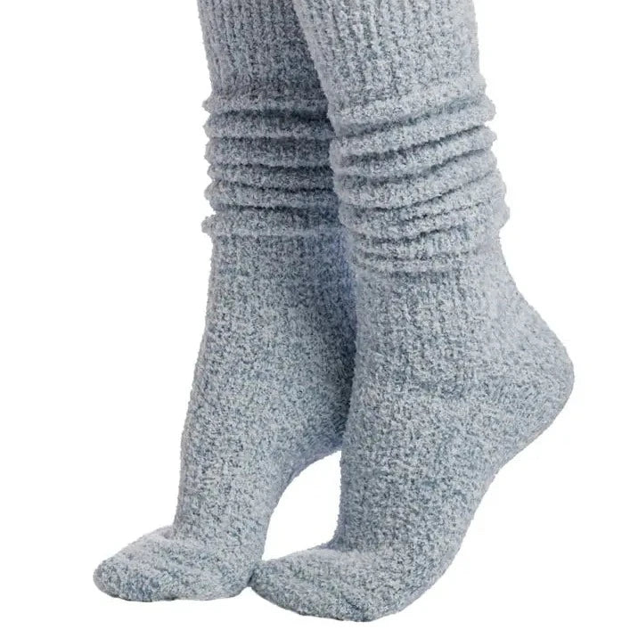 Slouchy Marshmallow Socks w/ Grippers