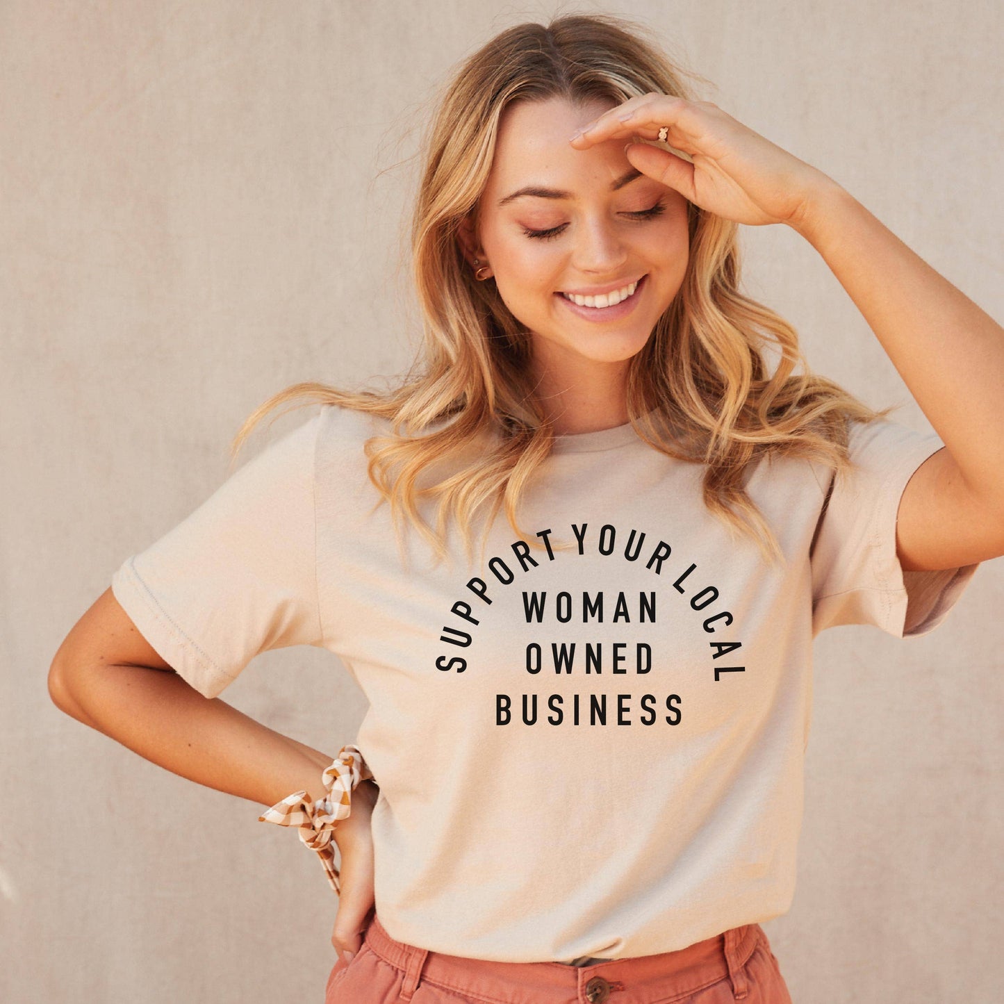 Support Your Local Woman Owned Business T-Shirt