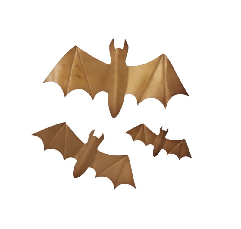 Gold Bat Wall Décor