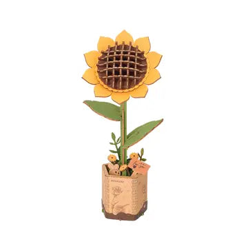3D Wooden Flower Puzzles