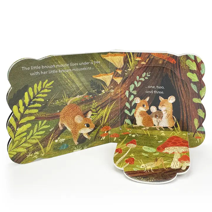 Little Brown Mouse Interactive Lift-A-Flap Board Book