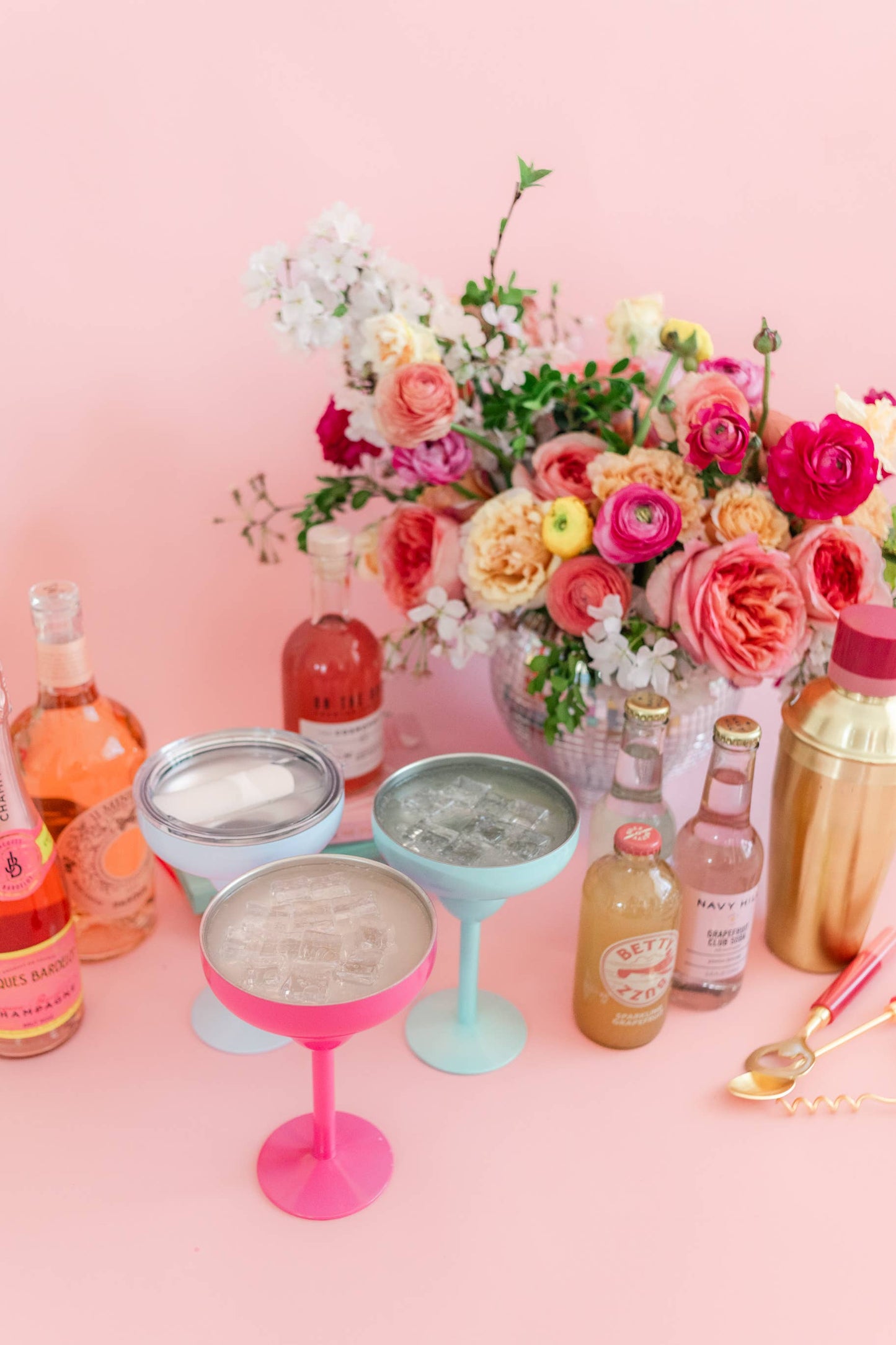 Margarita Glasses w/ Lid