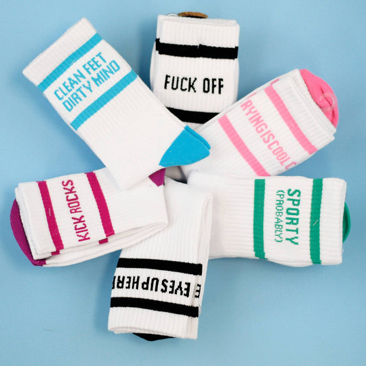 Funny Crew Length Socks