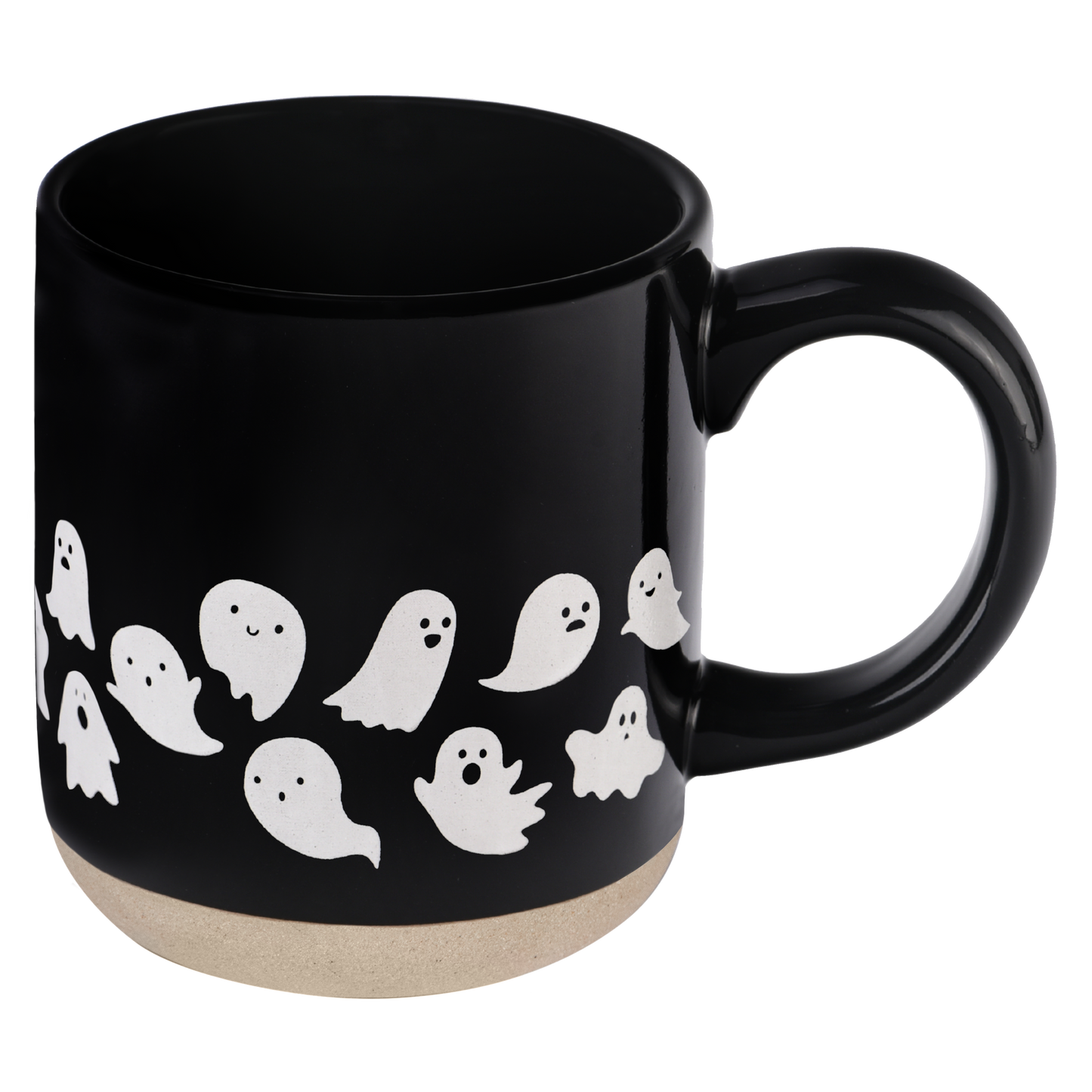Ghost Pattern Stoneware Mug