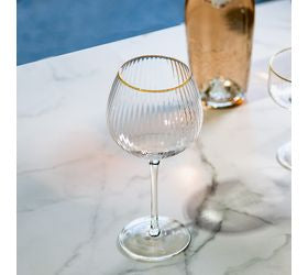Gold Rim Glassware