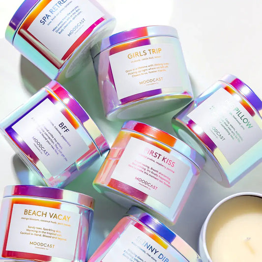 Iridescent Coconut Wax Candles