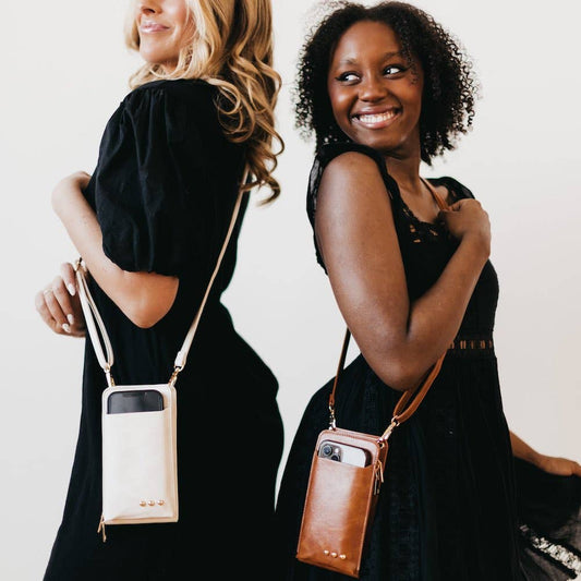 Double Duty Leather Phone Bag