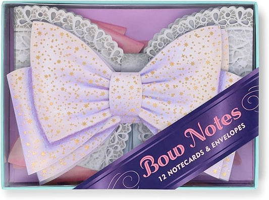 Bow Notes - 12 Die-Cut Notecards and Envelopes