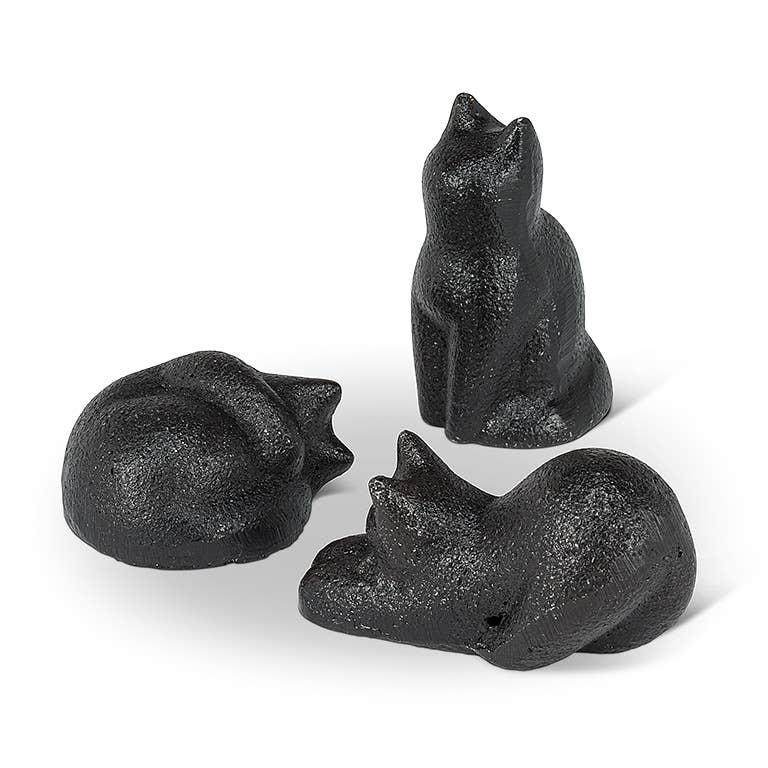 Mini Black Cat Sculptures