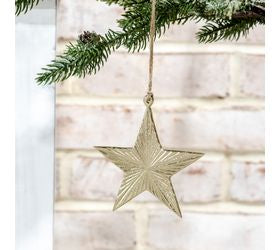 Gold Star Ornament