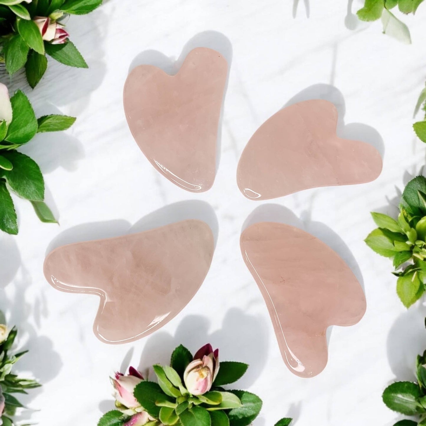 Rose Quartz Gua Sha Facial Stone