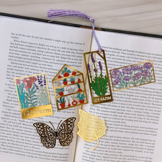 Metal Butterfly Bookmark