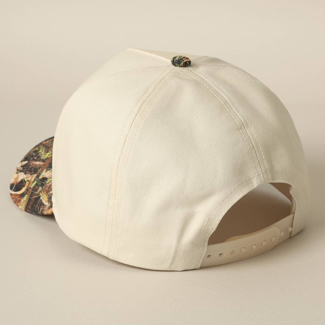 You Look Like You Love Me Embroidered Camo Trucker Hat