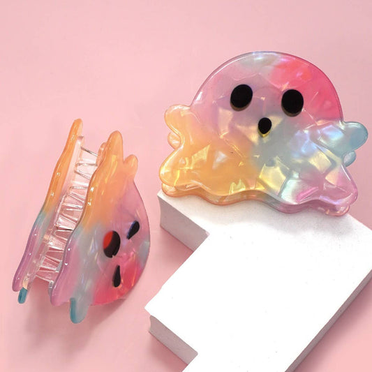 Rainbow Ghost Hair Clips