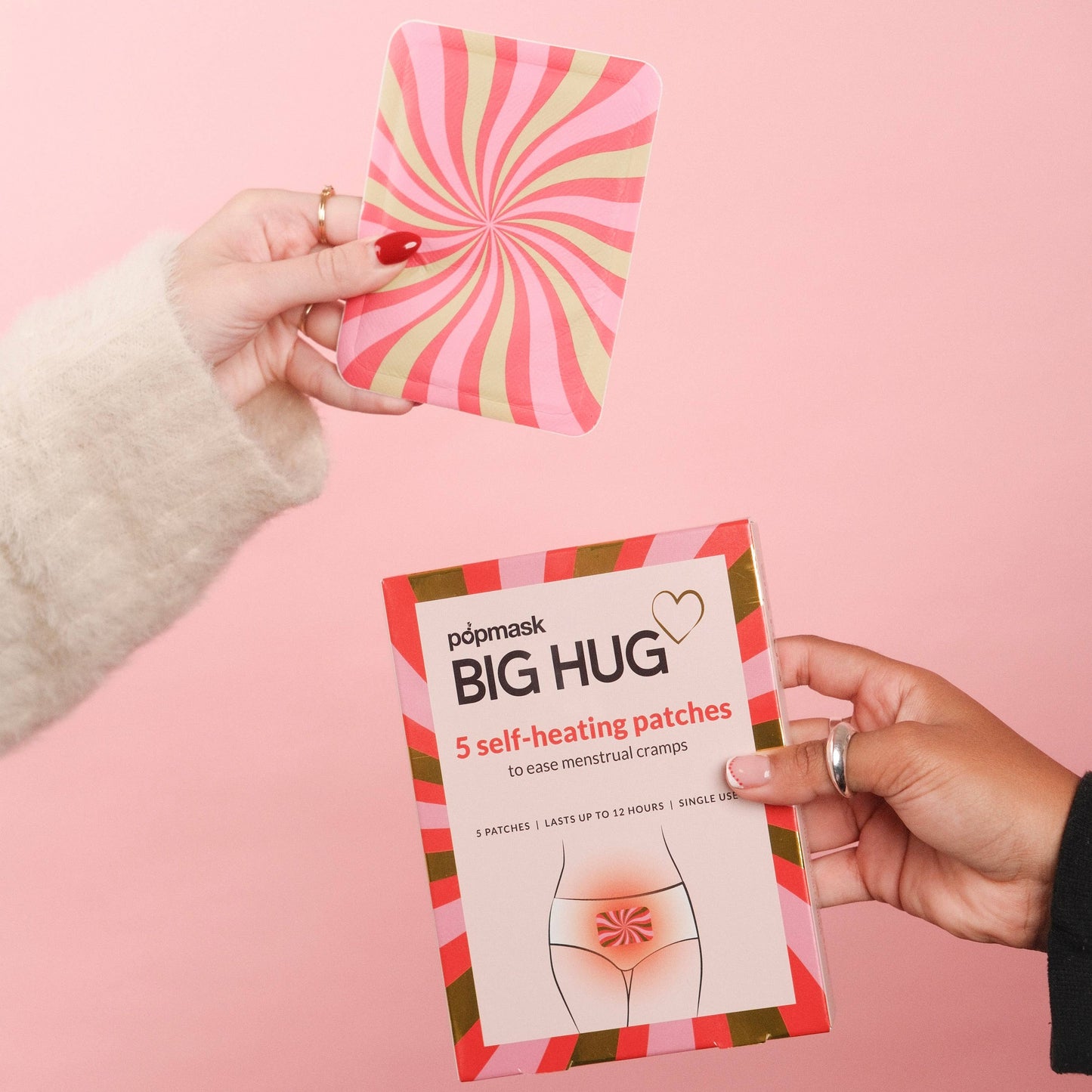 Big Hug Self Heating Menstrual Cramp Relief Patches