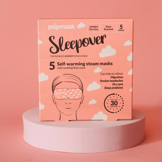 Self-Heating Rose Scented Eye Masks