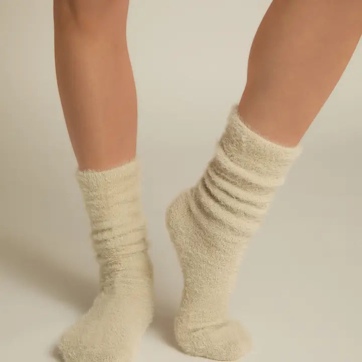 Faceplant Soft Fuzzy Lounge Socks