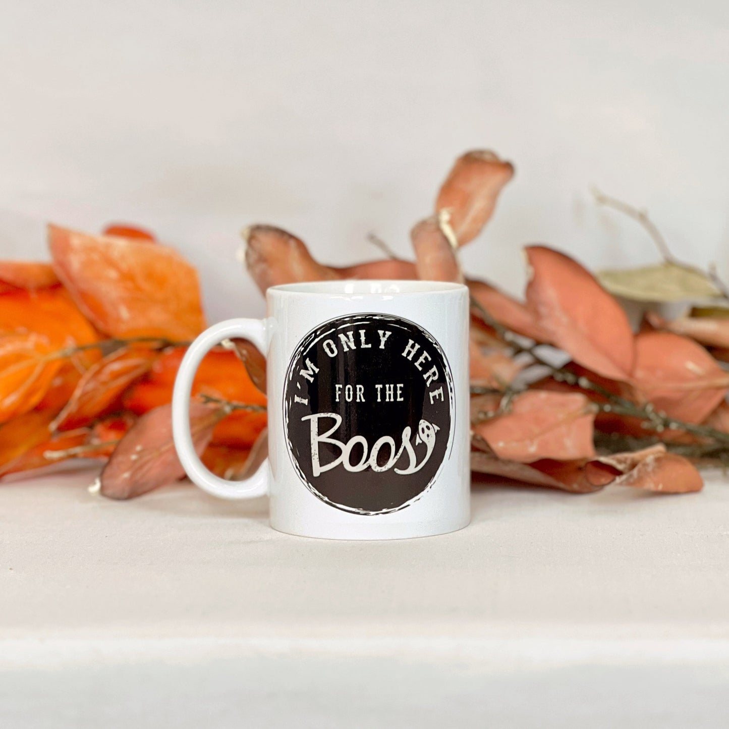 Here For the Boos Halloween Mug