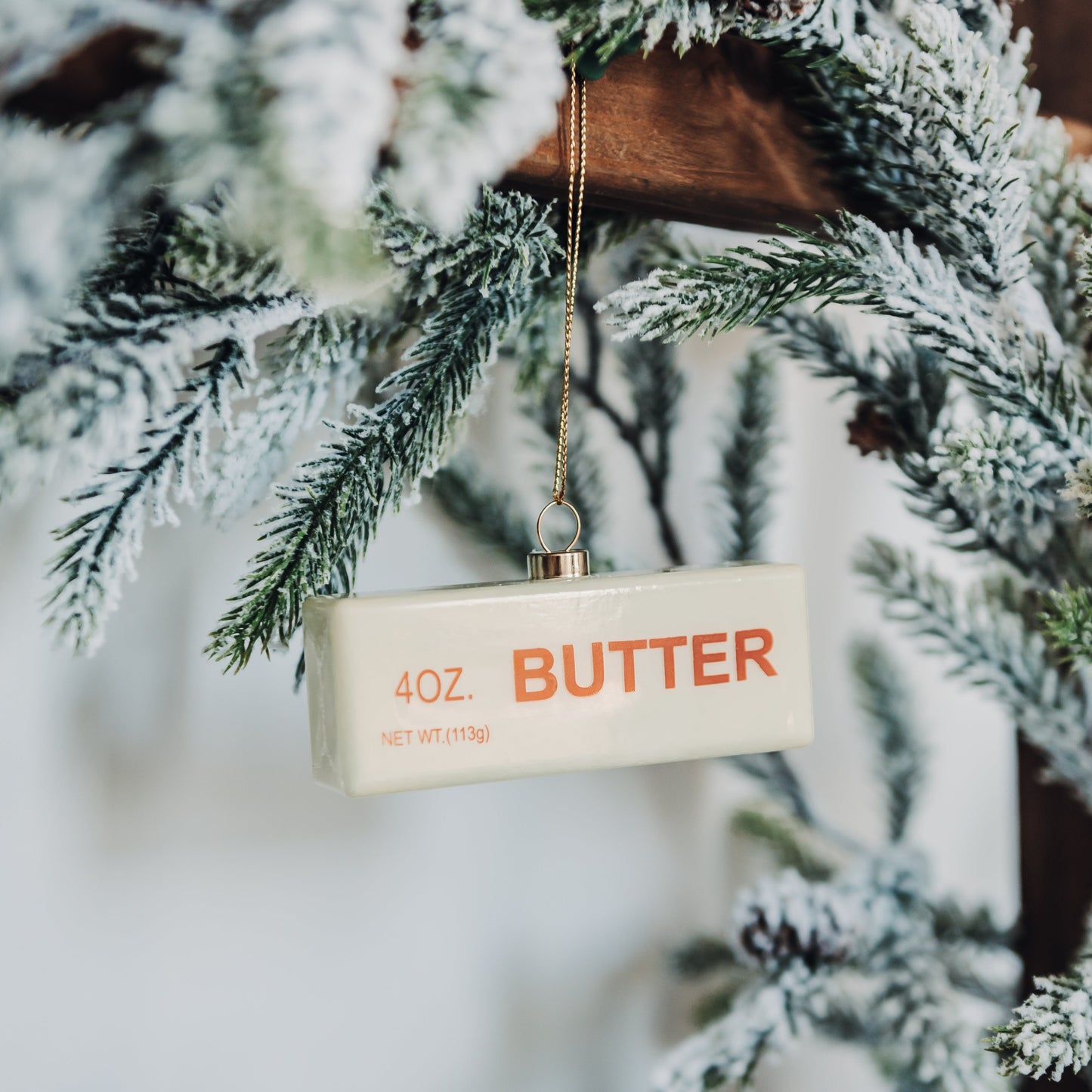 Glass Butter Ornament