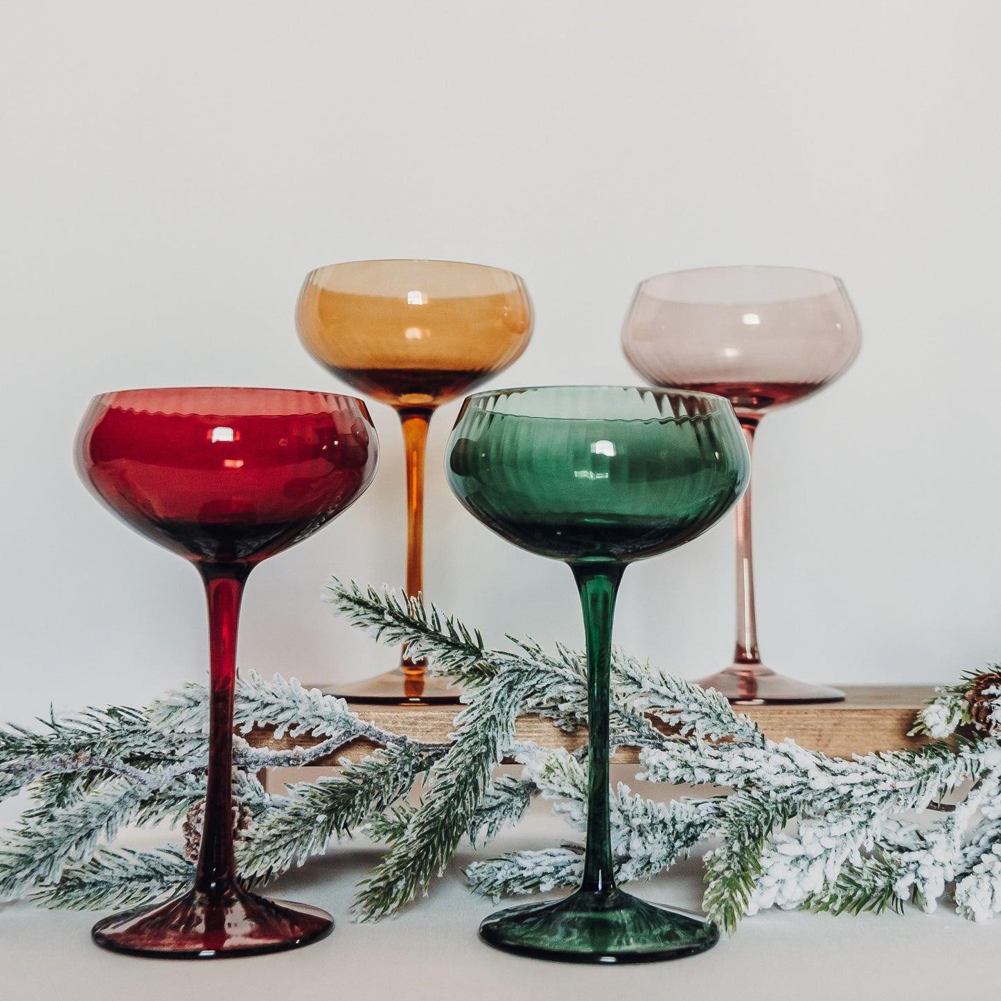 Stemmed Champagne Coupes