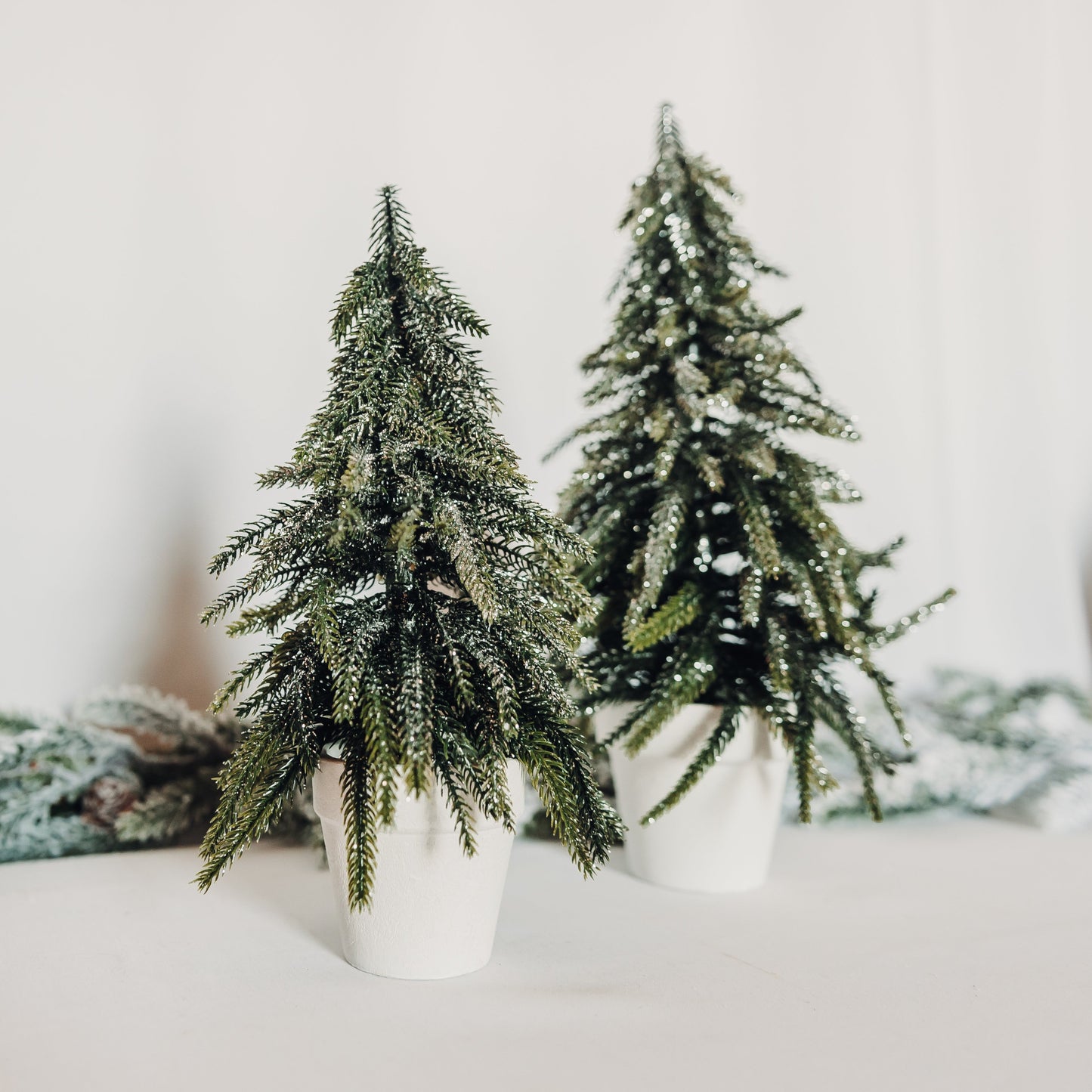 Potted Glitter Tree