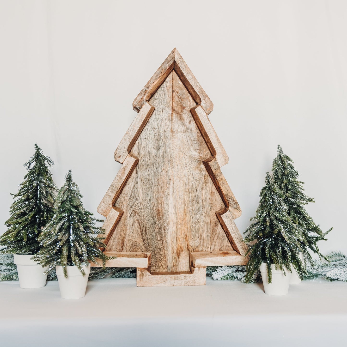 Mango Wood Tree Shaped Tray