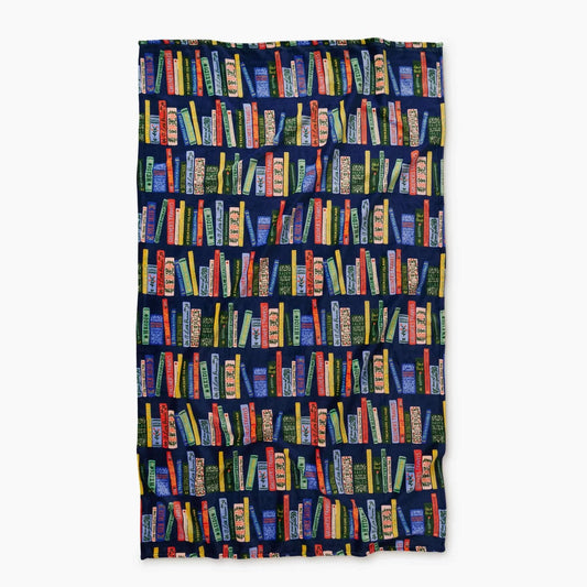 Bookshelf Fleece Blanket
