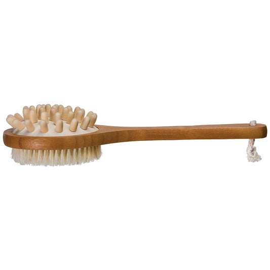 Two Sided Bamboo Massager