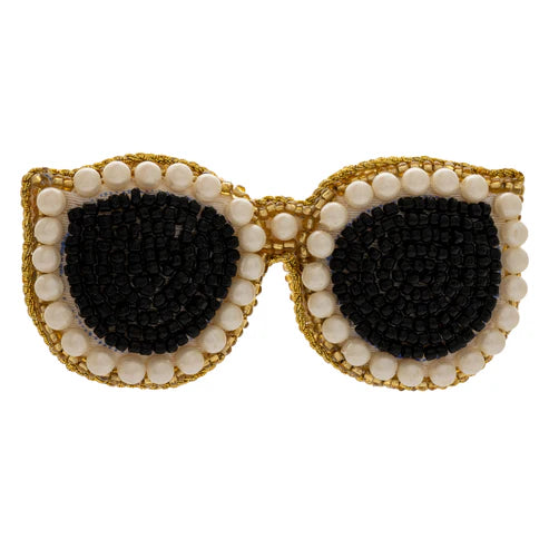 Pearl Sunglasses Beaded Ornament