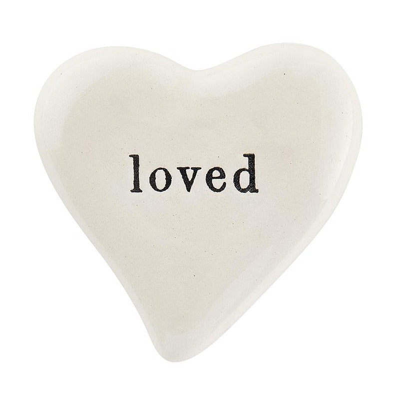 Ceramic Engraved Hearts