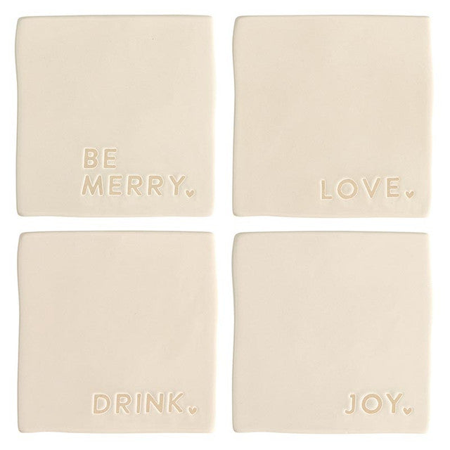 Festive Ceramic Coasters