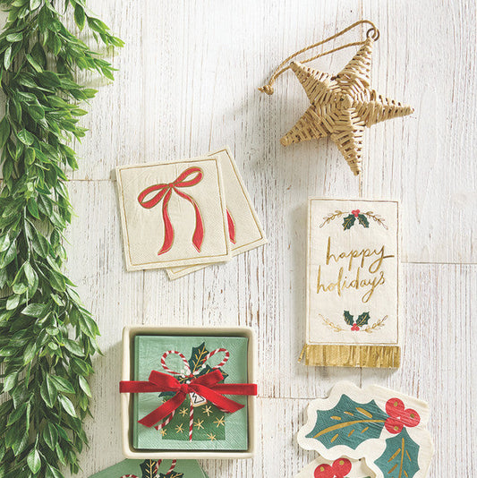 Festive Cocktail Napkins