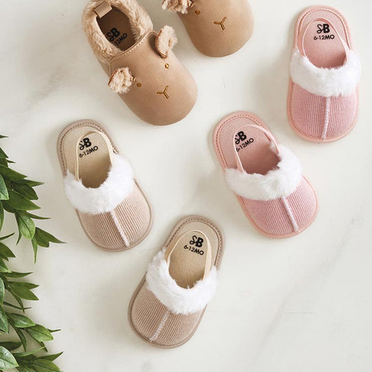 Fur Baby Slippers