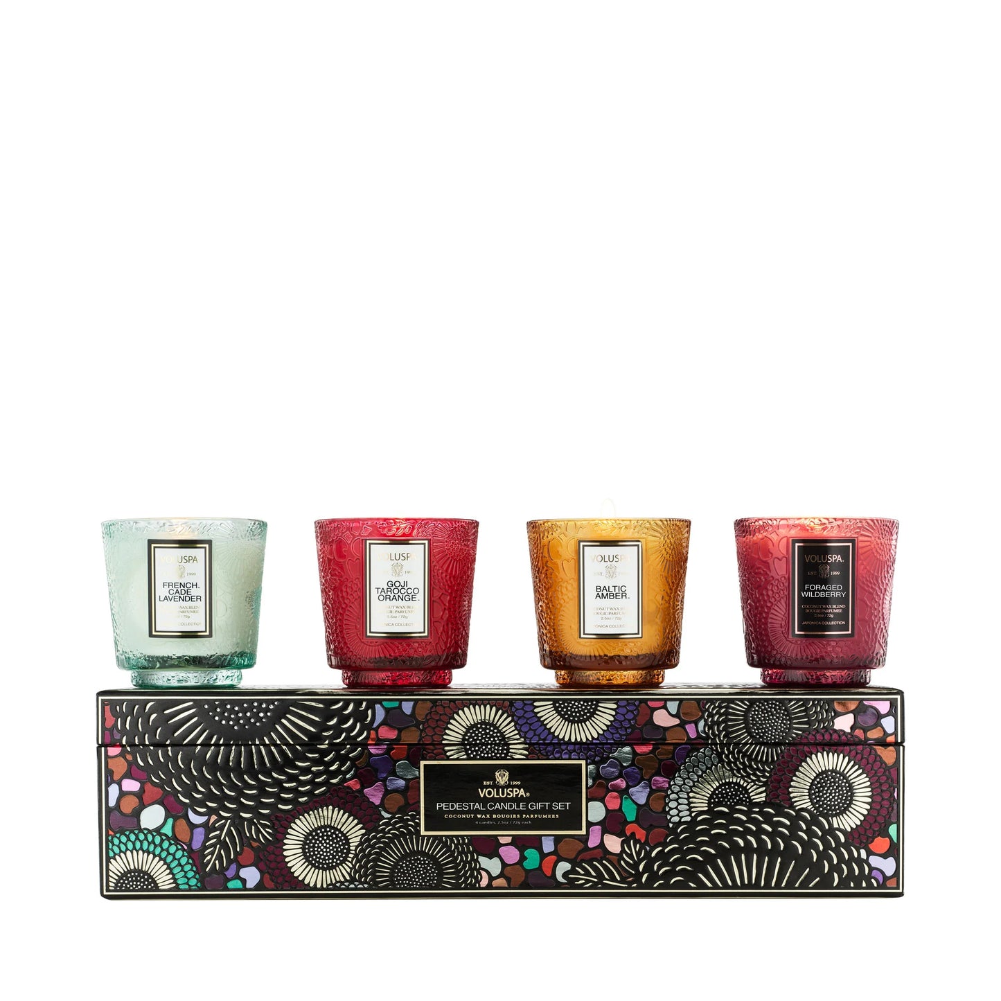 Voluspa Petite Pedestal Candle Gift Set