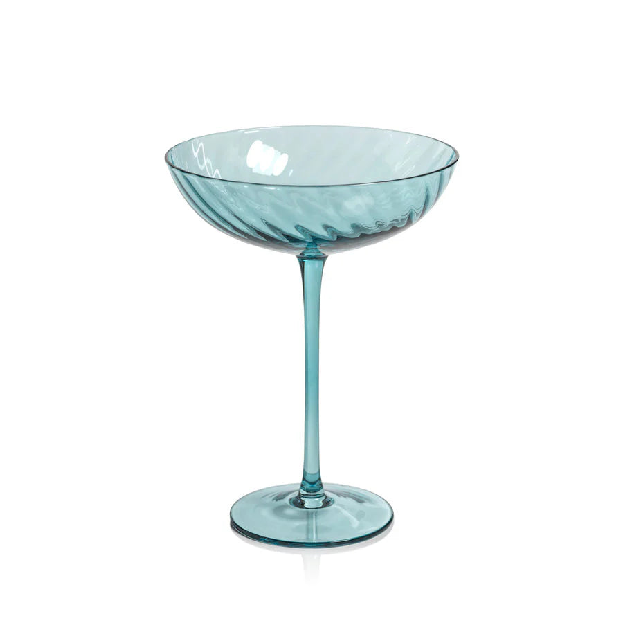 Savoy Optic Swirl Glassware
