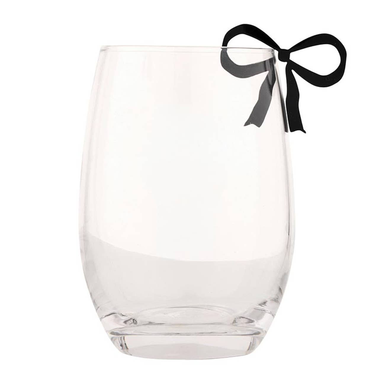 Acrylic Bow Drink Tags