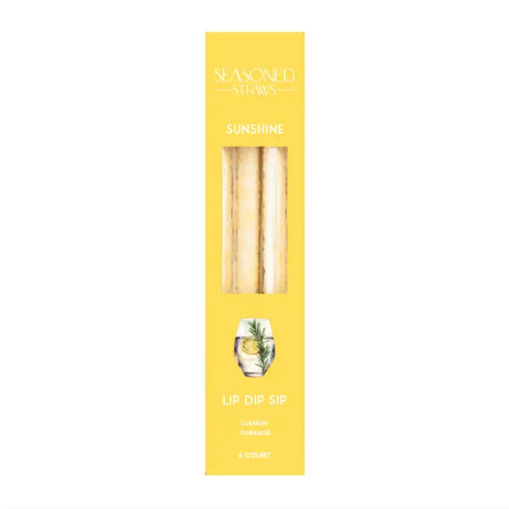 Seasoned Cocktail Straws