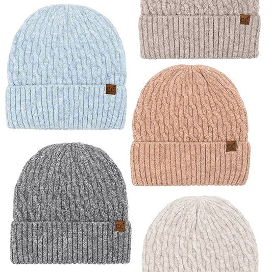Chain Link Cable Cuff Beanies