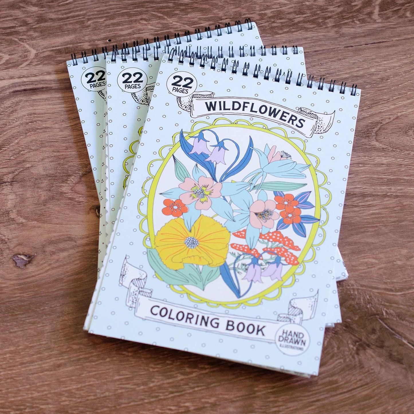 Wildflowers Coloring Book