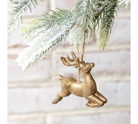 Gold Deer Ornament