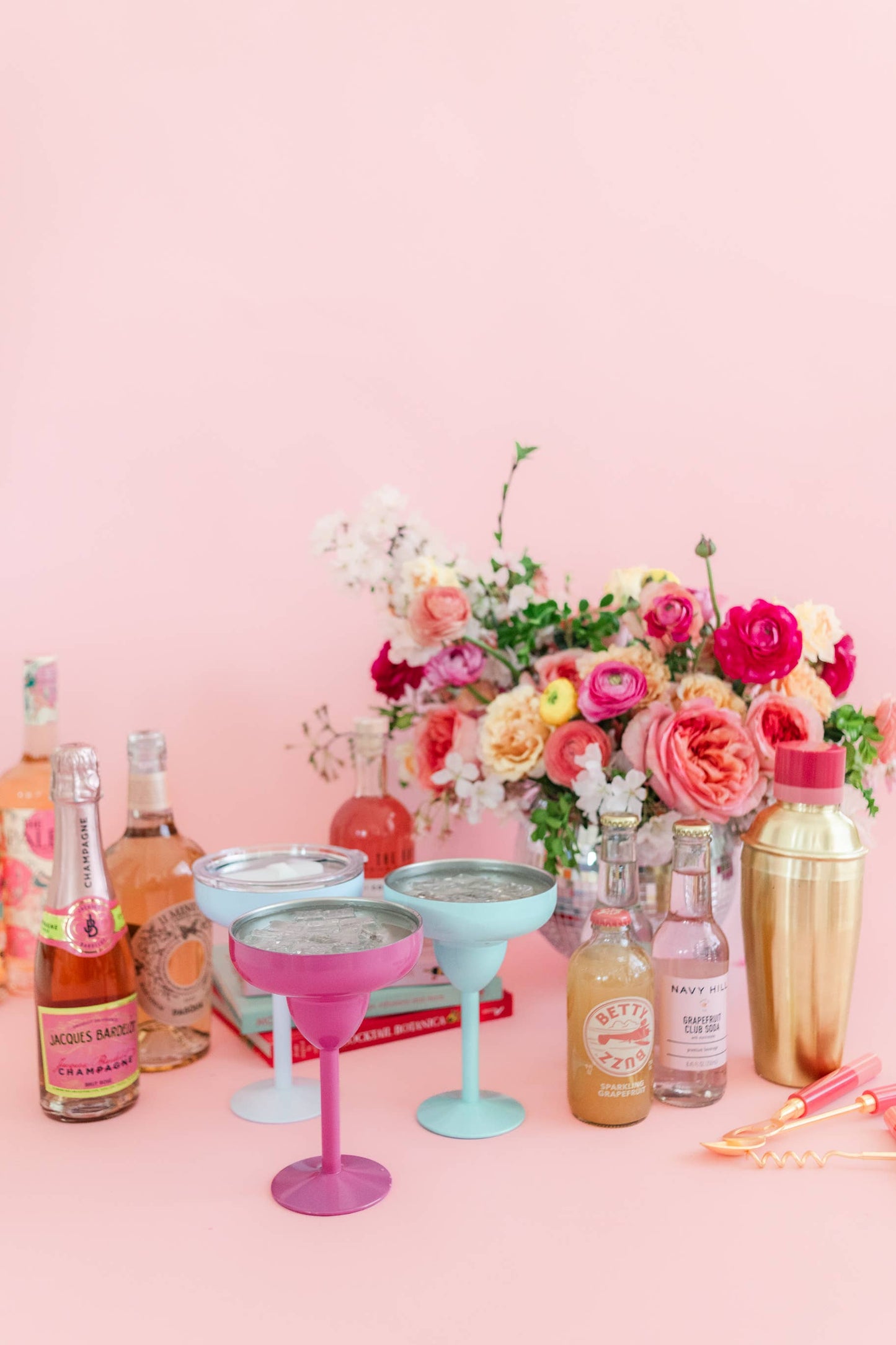 Margarita Glasses w/ Lid