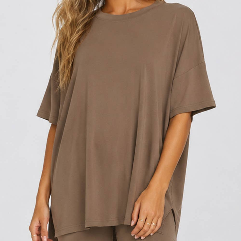 Solid Cozy Short Set