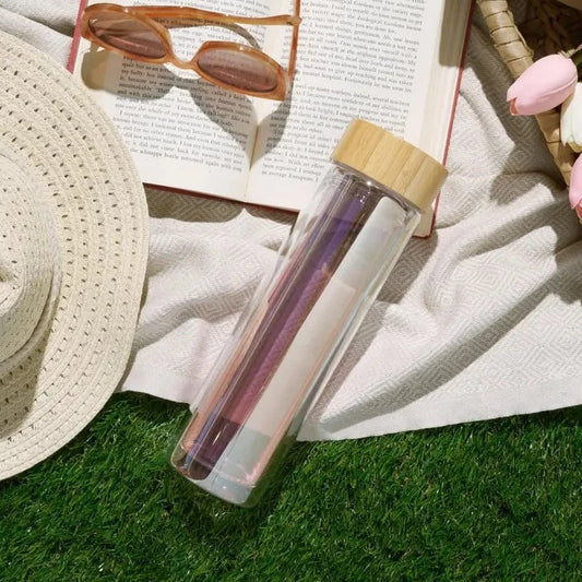 Insulated Glass Travel Mug w/ Infuser