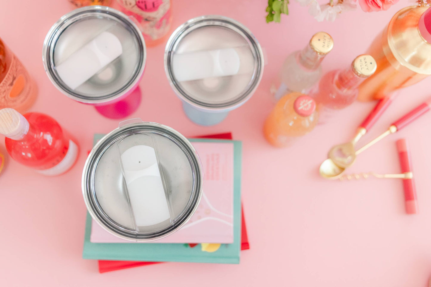Margarita Glasses w/ Lid