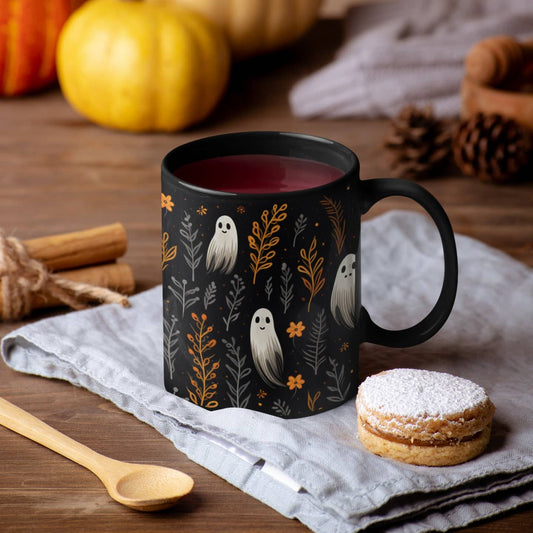 Ghosts + Leaves Coffee Mug