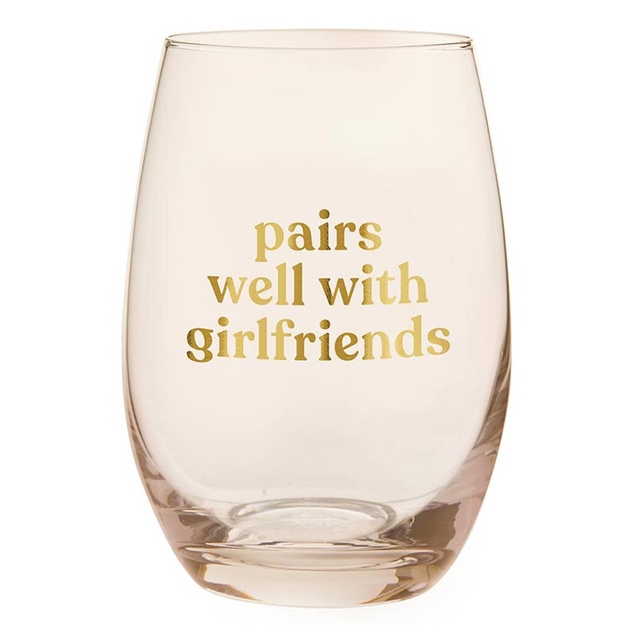 Pairs Well w/ Girlfriends Wine Glass