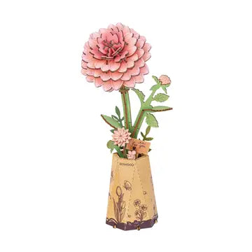 3D Wooden Flower Puzzles