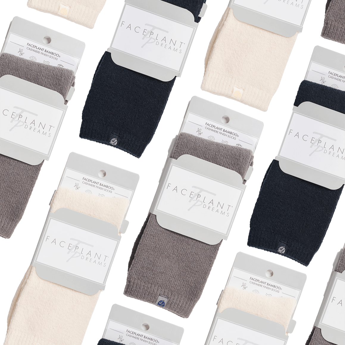 Faceplant Cashmere-finish Socks