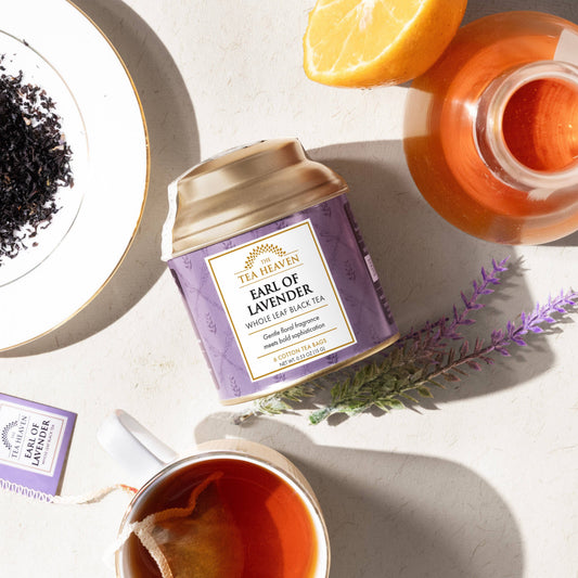 Earl of Lavender Mini Tea Bag Canister